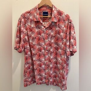 Tommy Bahama 100% Silk Short Sleeve Button Up Shirt Size XL